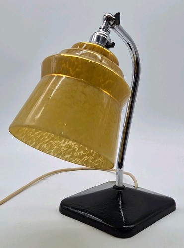 Vintage art deco desk - deco, lamp