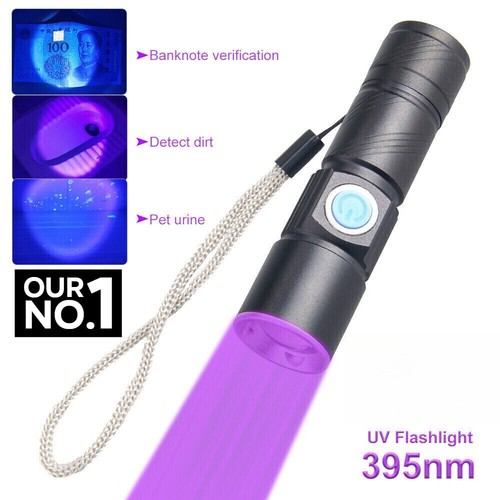Rechargeable 395 led torch - 395,