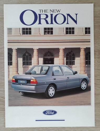 Ford orion range brochure 1990 - orion,