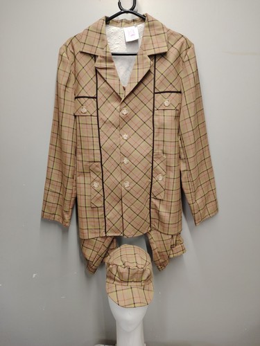 Mens checked plus fours golf - fours,