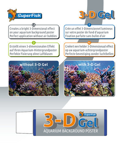 Superfish poster gel aquarium - superfish,