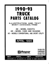 OEM Parts Book Dodge Truck D/W