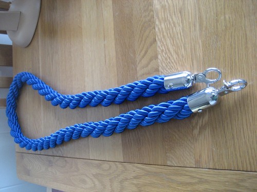 Barrier rope blue - rope, in