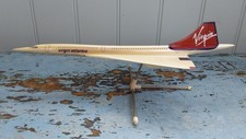 Virgin Atlantic Concorde Model & Stand. 32cms.