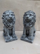 Regal Pair of Cast Stone
