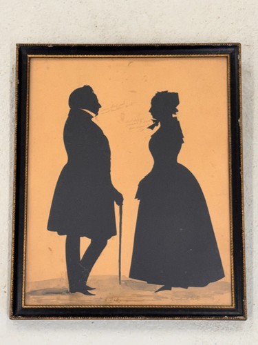 Antique georgian cut paper - antique,