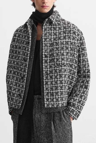 Zara plaid embossed fabric - embossed,