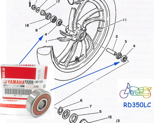 Yamaha rd250lc rd350lc front - yamaha,