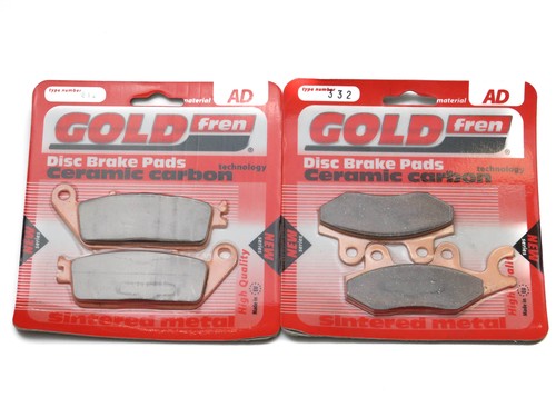 Brake pads front rear - &, for