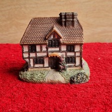 Leonardo Collection Tudor Cottage Ornament Resin Mini House Decor