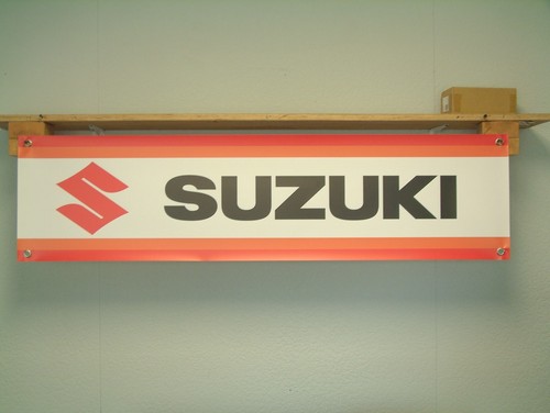 Suzuki vintage retro banner - suzuki,