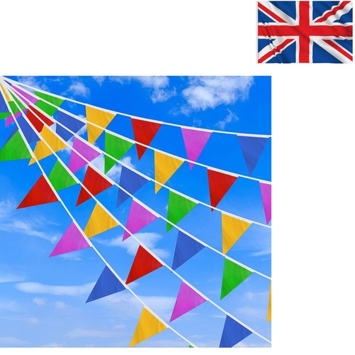 Stylish 100m reusable bunting - stylish,
