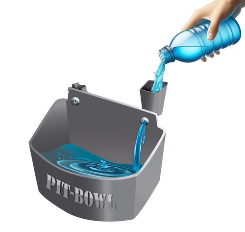 Dog crate water bowl with - dog,