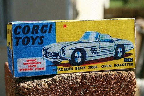 Corgi toys mercedes - mercedes, 300sl