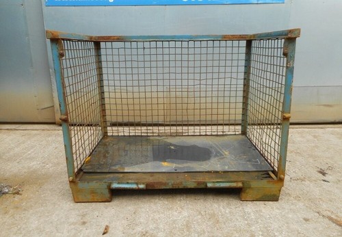 Used steel cage post pallet - used,
