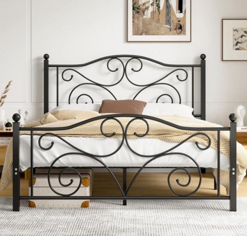 Metal double bed for sale - metal,