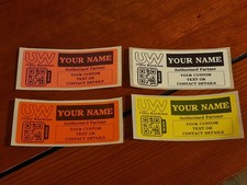 200 Personalised labels