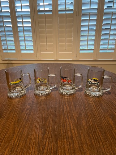 Set pressed glass antique - set,