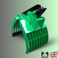 excavator selector grab waste