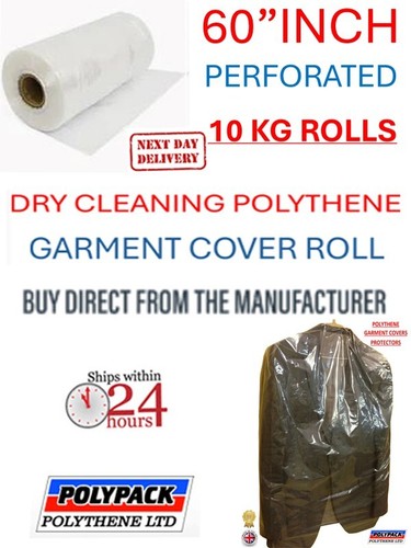 Polythene garment cover roll - garment,