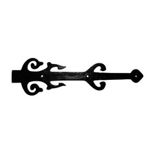 Gothic Cast Iron Dummy False Hinge 12" 300mm