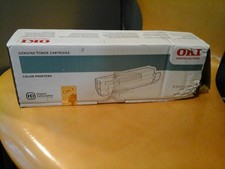 Genuine Oki 44315319 Cyan Toner Cartridge ES6410 Opened VAT Inc