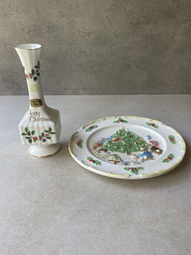 Beatrix potter christmas plate - christmas,