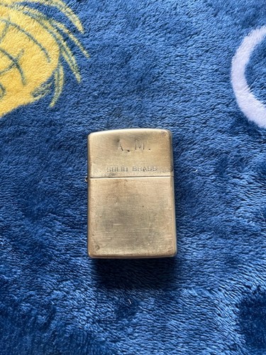 Vintage zippo solid brass 1989 - vintage,