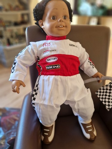Vintage boy doll motor cross