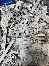 LEGO® 100 Light Grey Bricks - Light Bluish Grey - Tiles, Basic, Plates - Grey