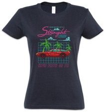 Pixel Car Straight Road Women T-Shirt Racer Gamer Gaming Pixel Retro Arcade Bit