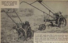 Cultivator Plow 1943 How-To build PLANS MAYTAG-BRIGGS