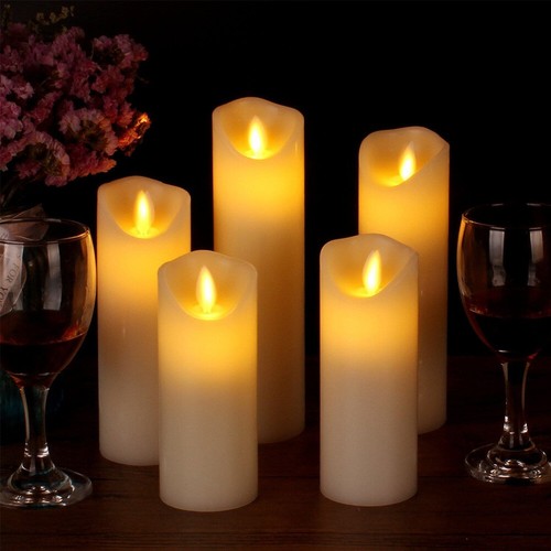 Moving wick led - moving, pillar