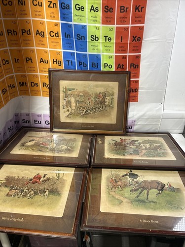 Set five hunting scene - of,