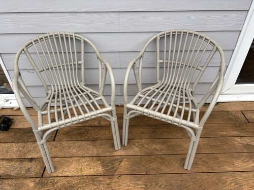 Grey bamboo wicker rattan - bamboo,