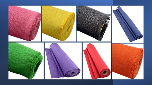 Colours hessian jute - colours, *