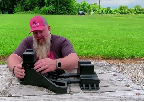 Adjustable rifle bench rest - adjustable,