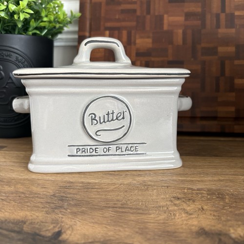 Vintage style ceramic butter - vintage-style,
