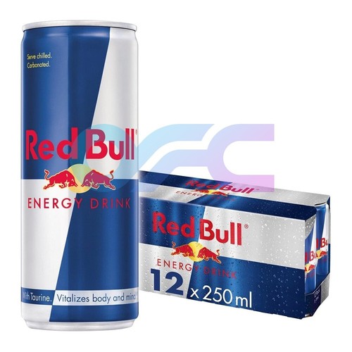 Red bull energy - bull, cans