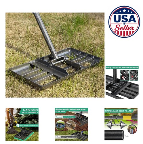 Lawn leveling rake heavy duty - leveling,