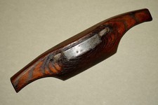 Spokeshave or Coopers Shave. Spoon Bottom. Curved Hand Forged Iron. 12½" long.