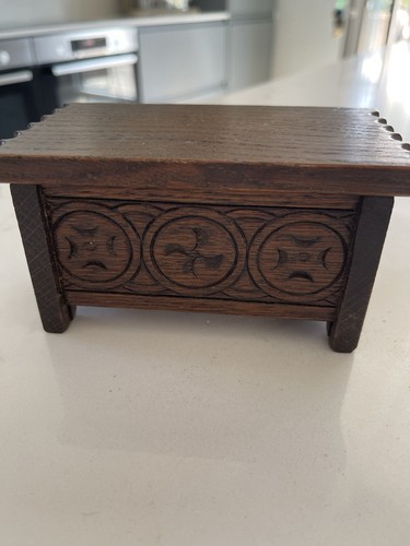 Vintage hinged wooden - vintage,