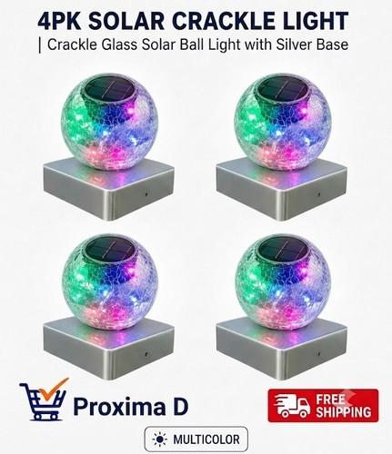 Solar crackle ball - x,