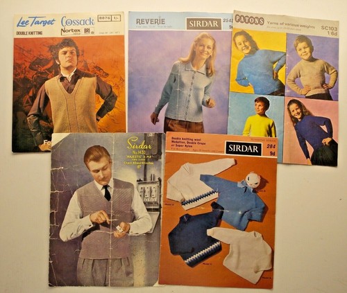 Vintage knitting patterns - 5, x