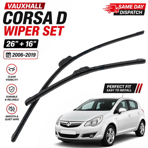 Front windscreen flat wiper - front,