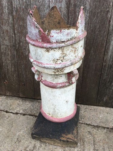 Salvaged old painted clay - salvaged,