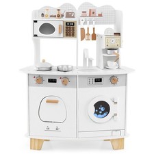 Wooden Play Kitchen Set for