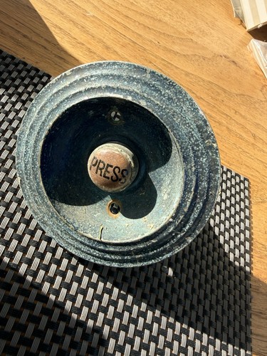 Old vintage door bell - old,