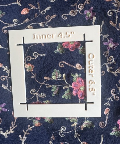 Quilting 6 inch square - 4.5", 5.6"