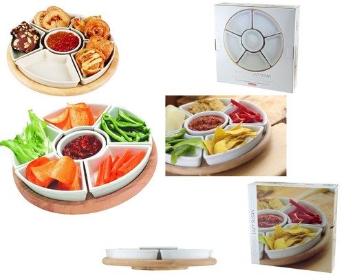 Wooden lazy susan - susan, with
